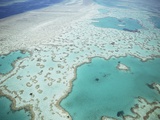 Aerial View of the Great Barrier Reef, Queensland, Australia