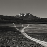 Dirt Road Leading to Mountains