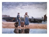 Two Girls on the Beach, Tynemouth