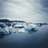Buy Bergy Bits Under Cloudy Sky at AllPosters.com