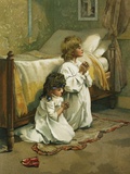 Buy Book Illustration of Children Praying by Lizzie Lawson at AllPosters.com