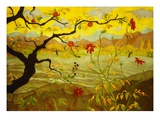 Apple Tree with Red Fruit
