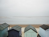 Buy Cabanas on Empty Beach at AllPosters.com