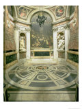 Interior View of the Octagonal Chigi Chapel, Begun by Raphael in 1513 Completed 1652