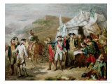 Buy Sketch for the Battle of Yorktown, 1st to 17th October 1781, circa 1836 at AllPosters.com