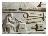 Relief Depicting a Blacksmith's Shop and Tools