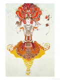 Ballet Costume for "The Firebird," by Stravinsky