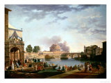 Buy The Election of the Pope with the Castel St. Angelo, Rome in the Background at AllPosters.com