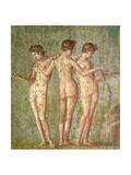 Three Graces, from Pompeii Giclee Print