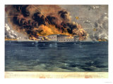 Bombardment of Fort Sumter, Charleston Harbour, 12th & 13th April 1861, Pub. by Currier & Ives