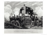 The Heroism of Sergeant William Jasper in Defence of Fort Moultrie, South Carolina, 12th May 1780