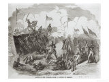 The Battle of New Orleans, 8th January 1815, Engraved by Thomas Phillibrown, 1856