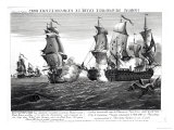 Buy The Memorable Combat Between Captain Pearson, the Commander of "The Serapis" and John Paul Jones at AllPosters.com