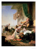 Buy Lord Byron Reposing in the House of a Fisherman Having Swum the Hellespont at AllPosters.com