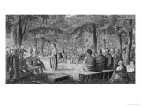 Buy Major Long Holding a Council with the Oto (Missouri) Indians at AllPosters.com