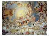 Buy The Last Judgement, Ceiling Painting from the Flattened Dome of the Church (Stucco) at AllPosters.com