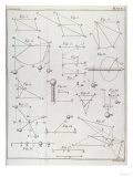 Buy Plate I, Illustrating Law II from Volume I of "The Mathematical Principles of Natural Philosophy" at AllPosters.com