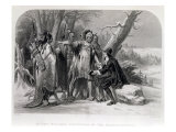 Buy Roger Williams (circa 1603-1683) Sheltered by the Narragansetts, 1636 at AllPosters.com