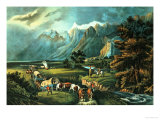 Buy The Rocky Mountains: Emigrants Crossing the Plains, 1866 at AllPosters.com