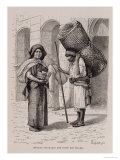 Buy Mexican Tortillera and Straw Mat Seller, from "The Ancient Cities of the New World" at AllPosters.com