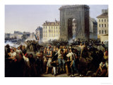 Buy Battle at the Porte Saint-Denis, 28th July 1830 at AllPosters.com