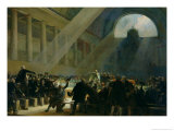 Buy Mirabeau Answering Dreux-Breze, at a National Assembly Meeting, 23rd June 1789, 1830 at AllPosters.com
