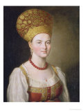 Buy Peasant Woman in Russian Costume, 1784 at AllPosters.com