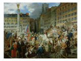 Buy The Duke of Orleans Crossing the Place Du Chatelet on 31st July 1830 at AllPosters.com
