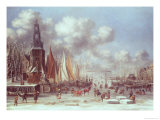 A Winter Scene in Amsterdam