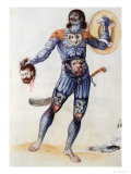 Buy Pictish Man Holding a Human Head at AllPosters.com