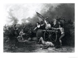 Moll Pitcher at the Battle of Monmouth, 28th June 1778, Engraved by J. Rogers
