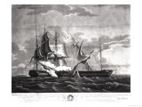Buy Representation of the Us Frigate, "Constitution," Isaac Hull (1773-1843) Esq. Commander at AllPosters.com