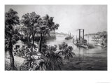 Low Water in the Mississippi, Pub. by Currier and Ives, 1867