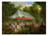 Buy Festival Given by the Prince of Conti to the Prince of Brunswick-Lunebourg at L'Isle-Adam, 1766 at AllPosters.com