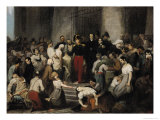 Buy The Duke of Orleans Visiting the Sick at L'Hotel-Dieu During the Cholera Epidemic in 1832 at AllPosters.com