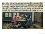 Buy A School Teacher Explaining the Meaning of a Letter to Illiterate Workers, 1516 at AllPosters.com