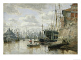 The Log Cabin at Hamburg Harbour, 1848