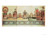 The Scenery for Valenciennes Mystery Play, 1547
