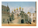 View of the Boyar Palace in the Moscow Kremlin, Printed by Lemercier, Paris, 1840s