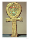 Mirror Case in the Form of an Ankh, from the Tomb of Tutankhamun (circa 1370-52 BC) New Kingdom