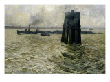 The Port of Hamburg, 1894 Giclee Print