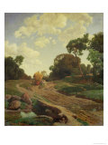 Landscape with Haywagon, circa 1858
