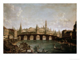 Buy View of the Kremlin and the Kamenny Bridge in Moscow, 1810s at AllPosters.com