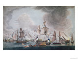 The Defeat of the Combined Forces of France and Spain at the Battle of Trafalgar in 1805