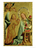 Buy The Annunciation from the High Altar of St. Peter's in Hamburg, the Grabower Altar, 1383 at AllPosters.com