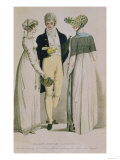 Evening Dresses for August 1808, from Le Beau Monde Or, Literary and Fashionable Magazine