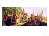 Alexander the Great (356-23 BC) and Porus