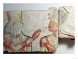The Meeting of the Pharaoh and Horus, Detail from a Frieze of Ramesses II (1298-32 BC)