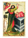 Buy The Sacrifice of Isaac from the High Altar of St. Peter's in Hamburg, the Grabower Altar, 1383 at AllPosters.com