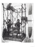 The Dirigible of the Brothers Albert and Gaston Tissandier